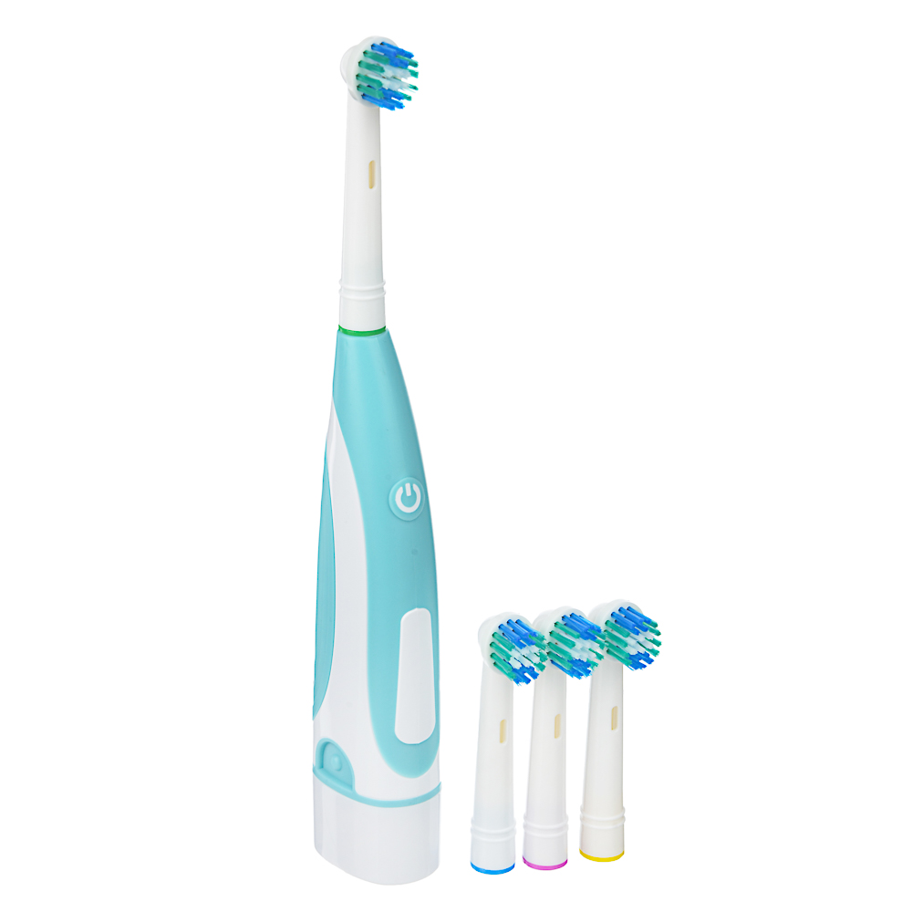 Electric toothbrush with 4 nozzles